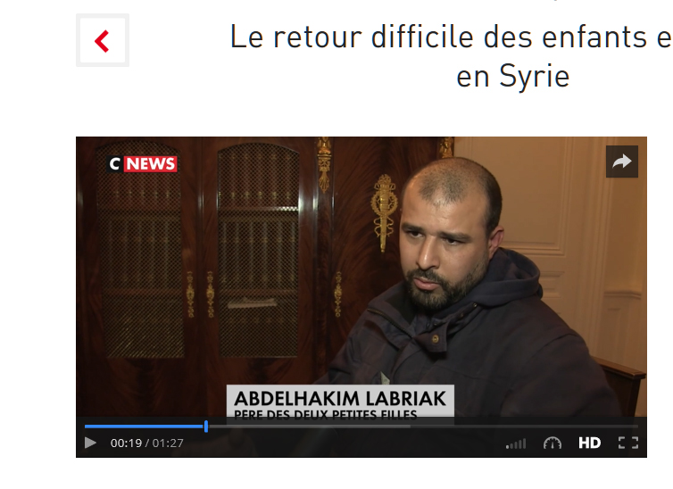 CNEWS Difficile retour des enfants enlevés en syrie