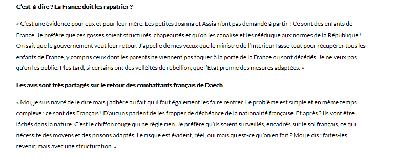 Avocat Versini - Le progres 04 mars 2019 - Retour enfants de Syrie