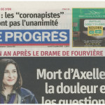 Le Progres : La mort d'Estelle