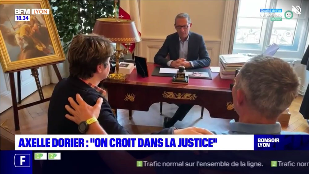 Avocat Gabriel Versini - BFM TV : témoignage des parents d'Axelle Dorier