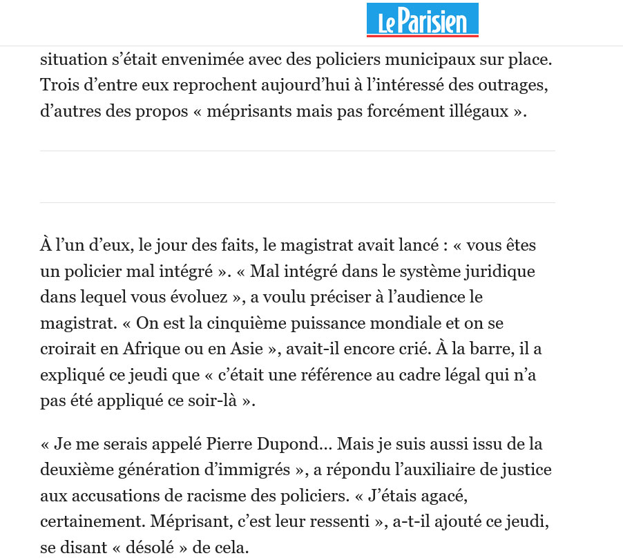 Avocat Versini : Magistrat devant la justice - Par Le Parisien avec AFP 